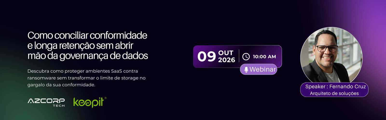 WEBINAR Proteção SaaS